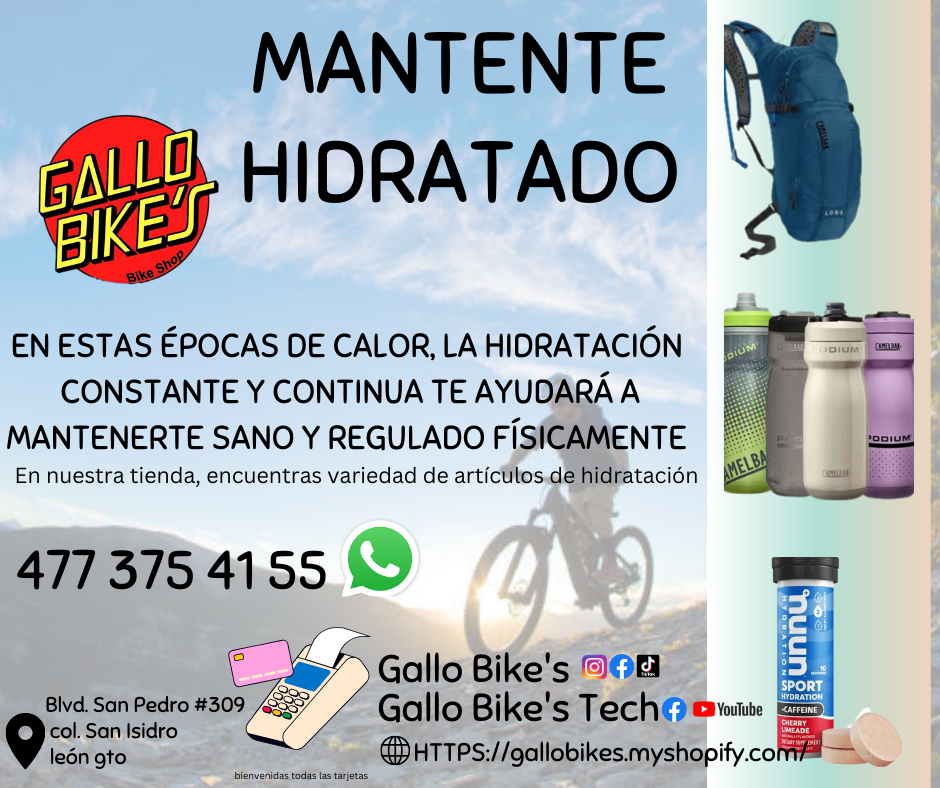 Refacciones, accesorios, ropa, energéticos, taller con servicios especializados, bicis, todo eso y más lo encuentras, con amplia variedad en tu tienda de confianza... Gallo Bikes's