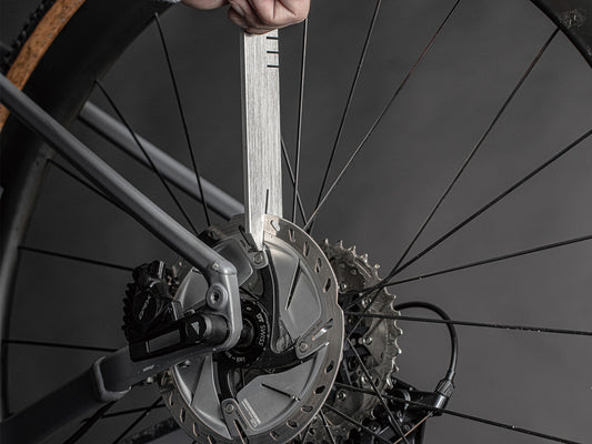 Herramienta Topeak para discos 3 en 1, enderezar / comprobar desgaste de disco y separador de pistones