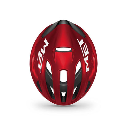 Casco MET rivale MIPS rojo metálico