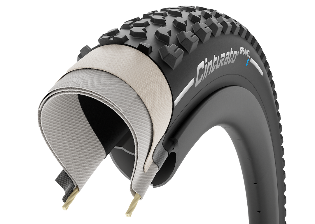 Llanta TR Pirelli cinturato gravel S 700x40
