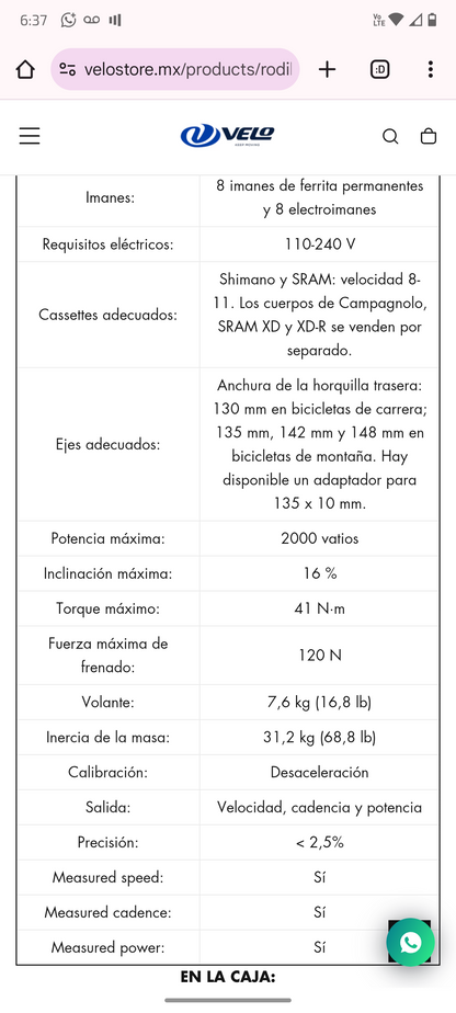 Entrenador tacx flux 2 Smart