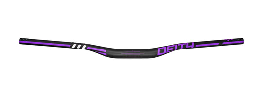 Manubrio Deity skywire carbono 35x800mm  altura de 25mm morado