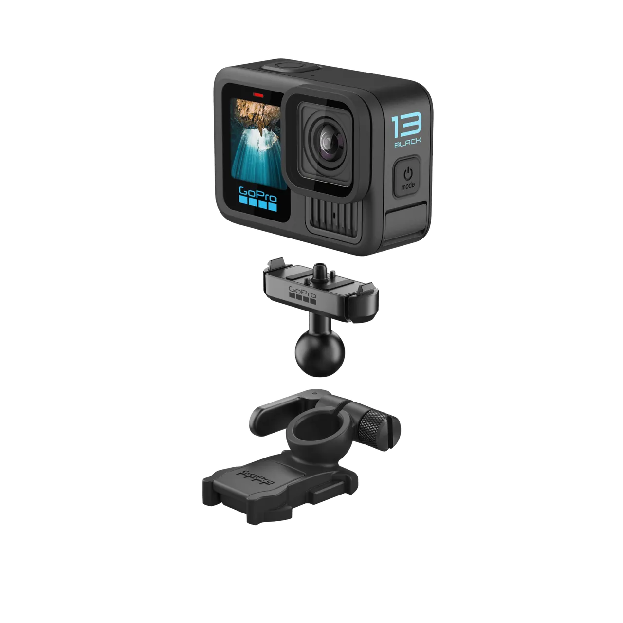 Soporte magnético GOPRO con adaptador bola para hero 13