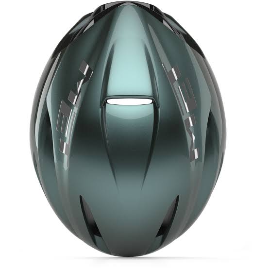 Casco MET manta MIPS verde hyper teal