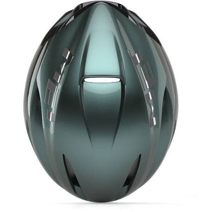 Casco MET manta MIPS verde hyper teal