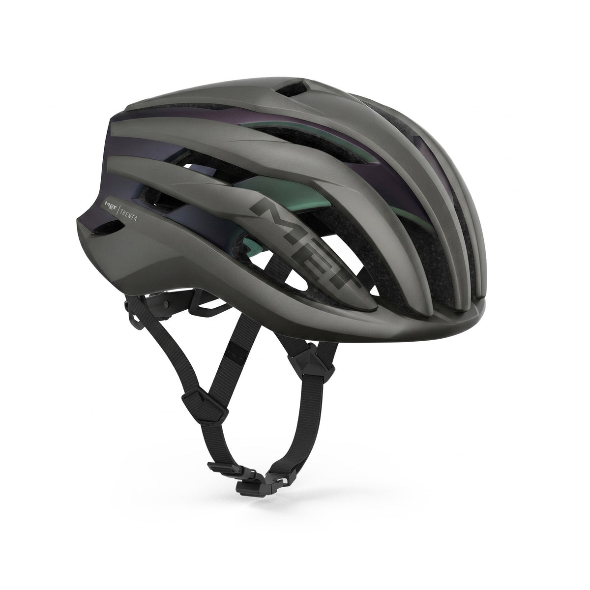 Casco MET trenta MIPS gris con tornasol