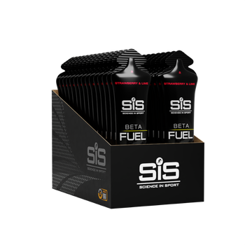 Gel SIS Beta Fuel sabor fresa y limón caja con 30pz de 60ml