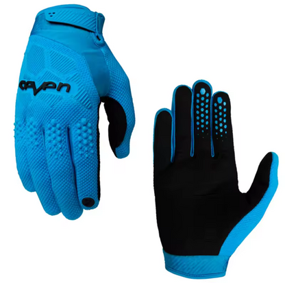 Guantes dedo largo seven azul