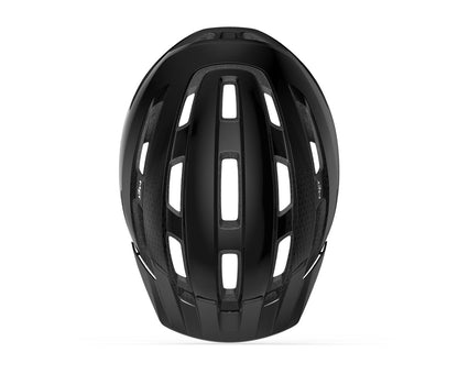 Casco MET Downtown rojo metálico