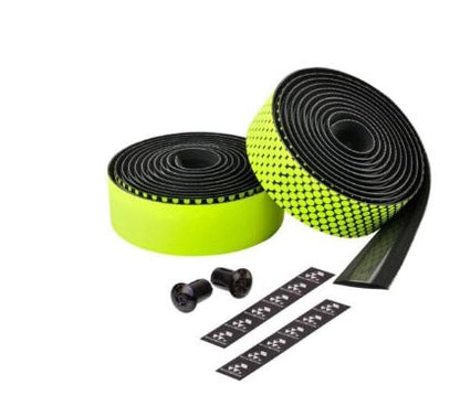 Cinta para manubrio Ciclovation  Advanced Leather Touch Fusion Neon Yellow