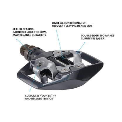 Pedales doble propósito Shimano PD-ED500
