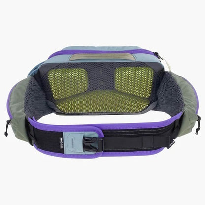 Cangurera EVOC Hip Pack Pro 3 + bolsa de hidratacion 1.5LT Violet – Dark olive